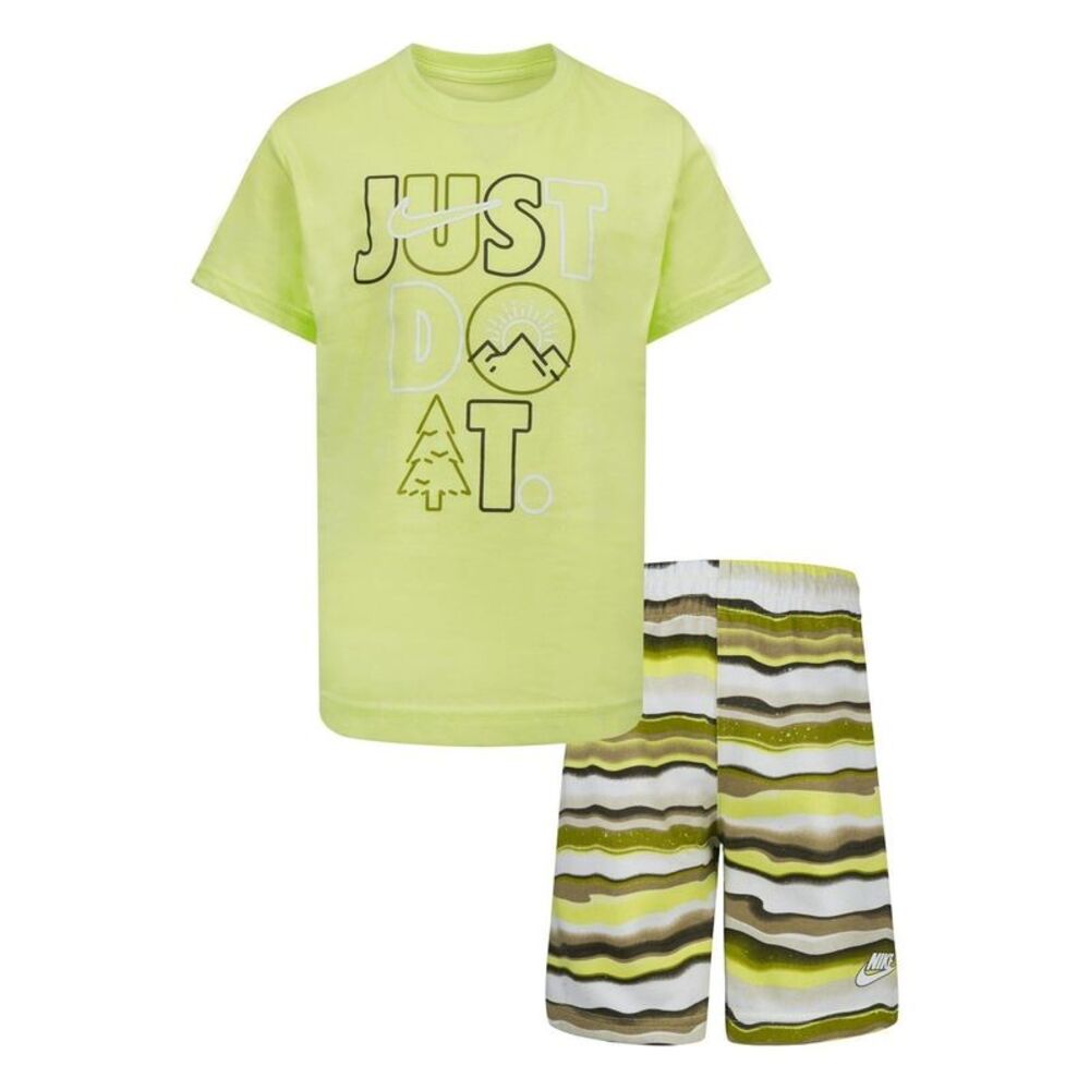 Nike Childrens/Kids Printed Top & Bottom Set / Moss
